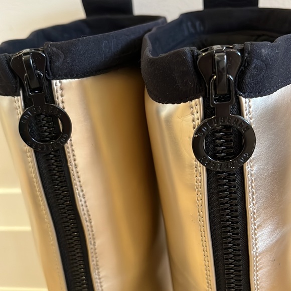 Goldbergh gold and black snow boots - Picture 6 of 9